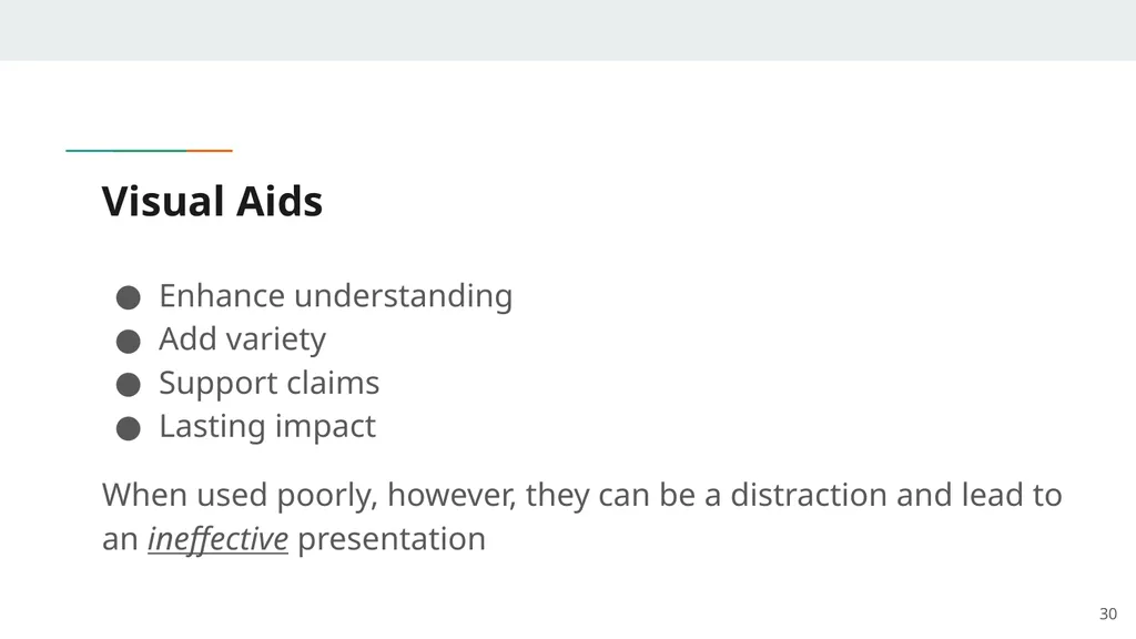 Effective Presentations Peter Masucci Adjunct - slide 30 of 52