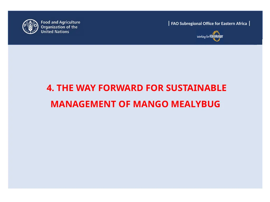 Sub Regional Office for Eastern Africa (SFE), Food - slide 21 of 22