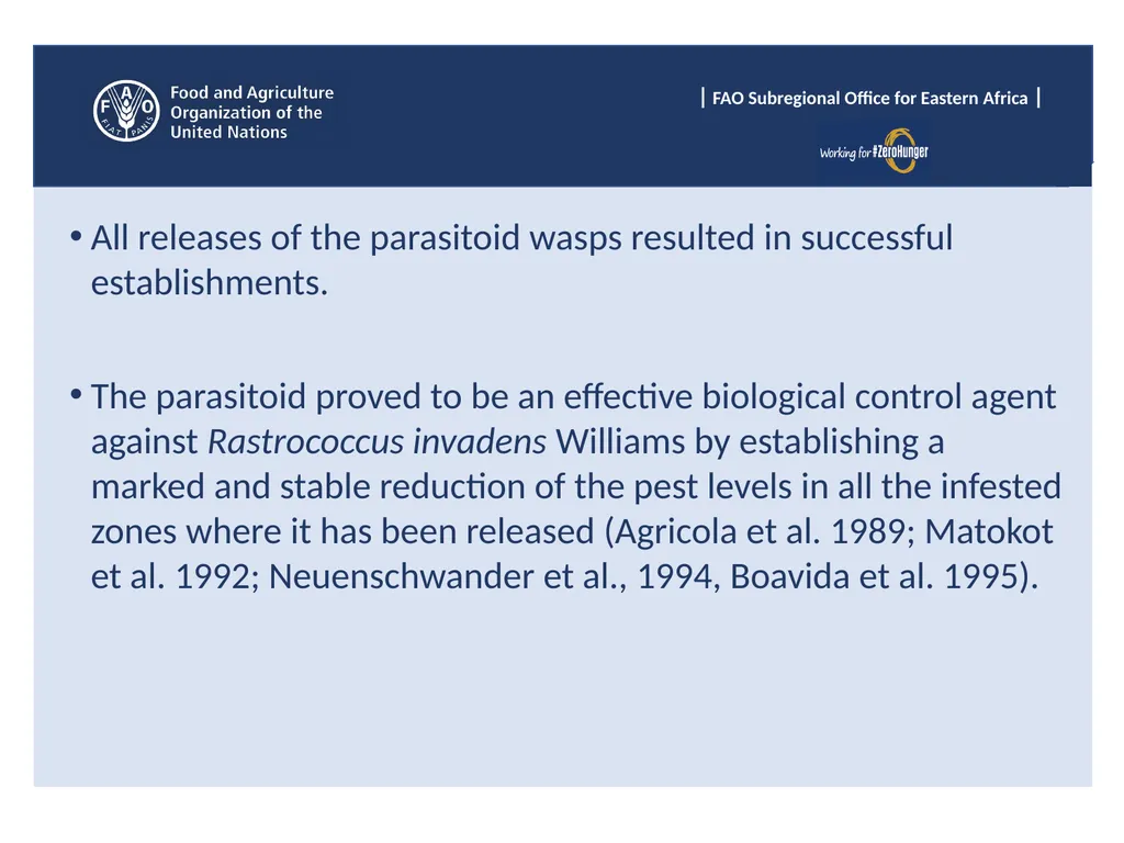 Sub Regional Office for Eastern Africa (SFE), Food - slide 16 of 22