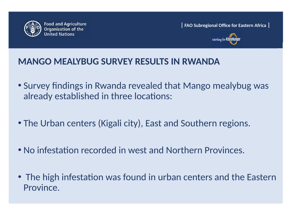 Sub Regional Office for Eastern Africa (SFE), Food - slide 12 of 22
