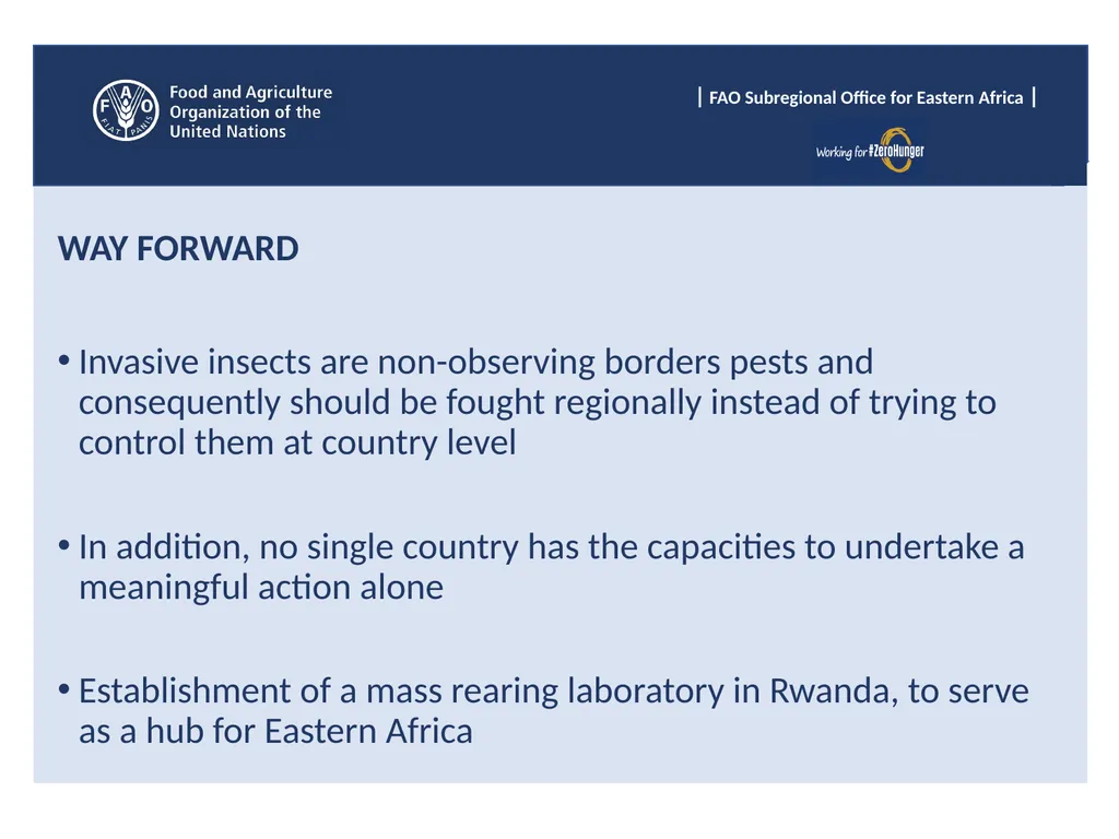 Sub Regional Office for Eastern Africa (SFE), Food - slide 22 of 22
