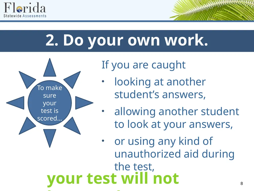 Testing Rules for Computer-Based FSA, NGSSS, and - slide 8 of 19