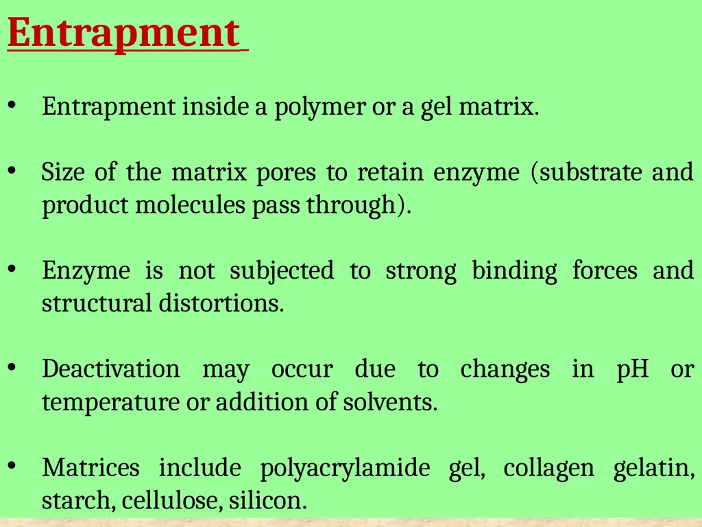 Enzyme Immobilization : A technique for Industrial - slide 16 of 34