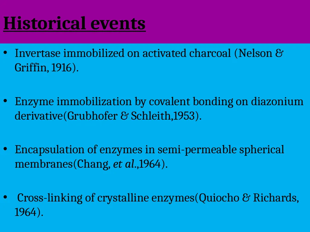 Enzyme Immobilization : A technique for Industrial - slide 3 of 34