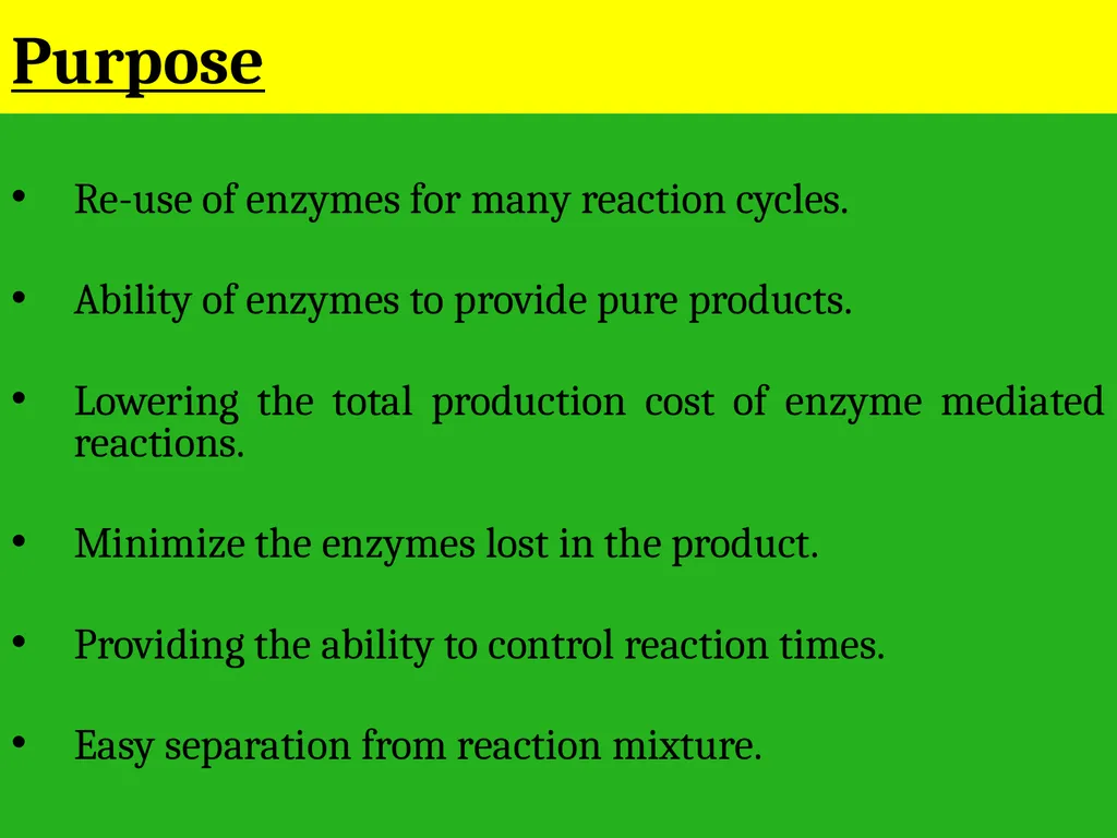Enzyme Immobilization : A technique for Industrial - slide 6 of 34