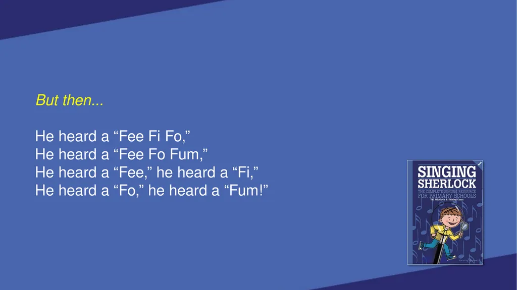 SINGING SHERLOCK 1 LYRICS SHERLOCK’S VOICEBOX [Val - slide 144 of 183