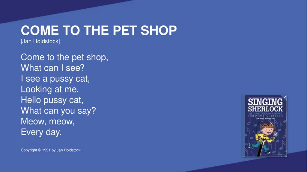 SINGING SHERLOCK 1 LYRICS SHERLOCK’S VOICEBOX [Val - slide 65 of 183