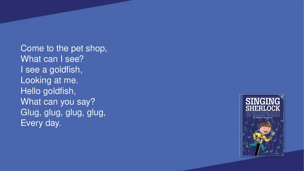 SINGING SHERLOCK 1 LYRICS SHERLOCK’S VOICEBOX [Val - slide 68 of 183