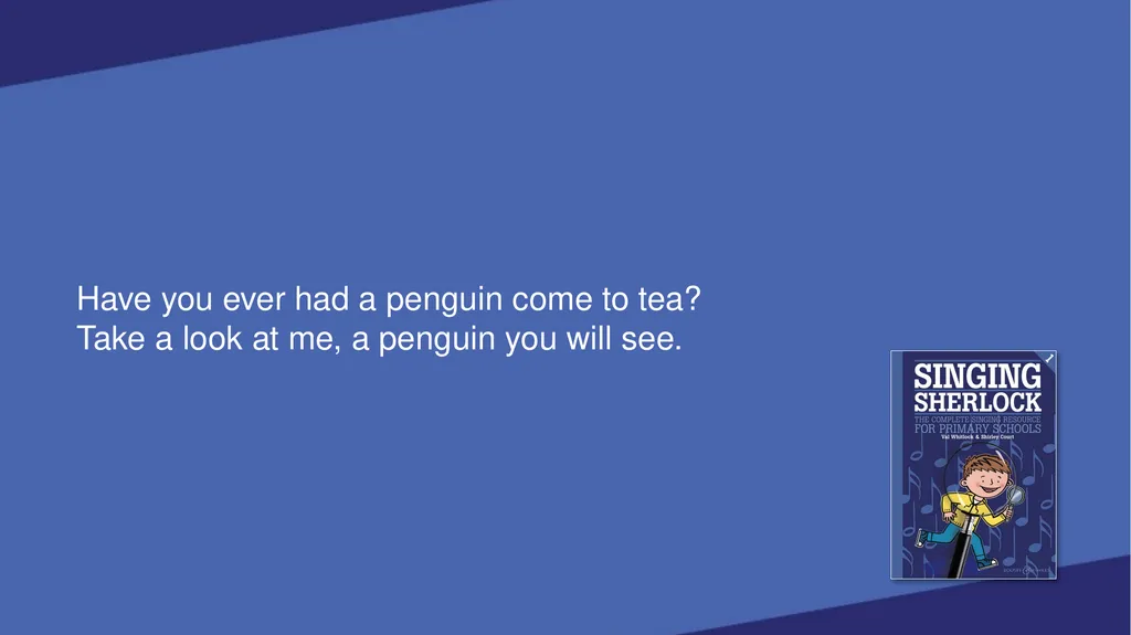 SINGING SHERLOCK 1 LYRICS SHERLOCK’S VOICEBOX [Val - slide 34 of 183