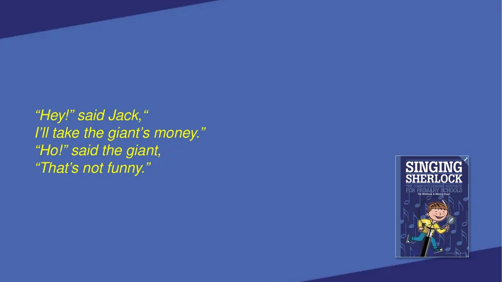 SINGING SHERLOCK 1 LYRICS SHERLOCK’S VOICEBOX [Val - slide 140 of 183