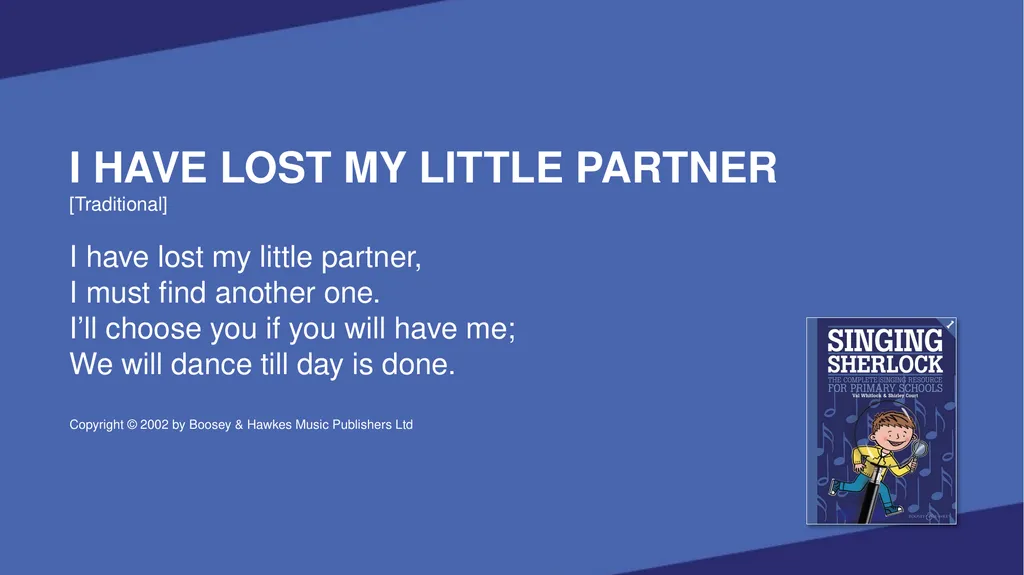 SINGING SHERLOCK 1 LYRICS SHERLOCK’S VOICEBOX [Val - slide 48 of 183
