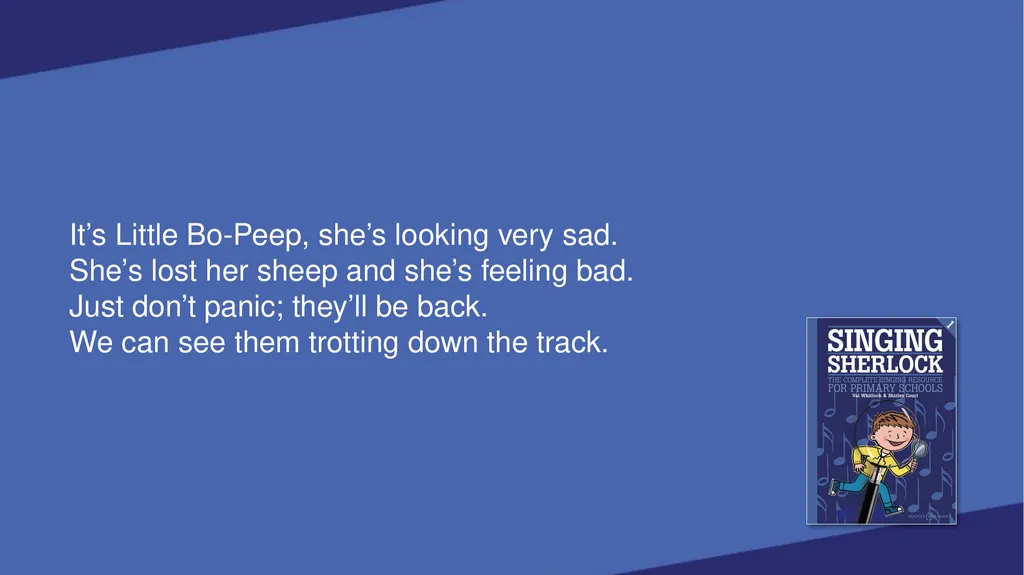 SINGING SHERLOCK 1 LYRICS SHERLOCK’S VOICEBOX [Val - slide 164 of 183