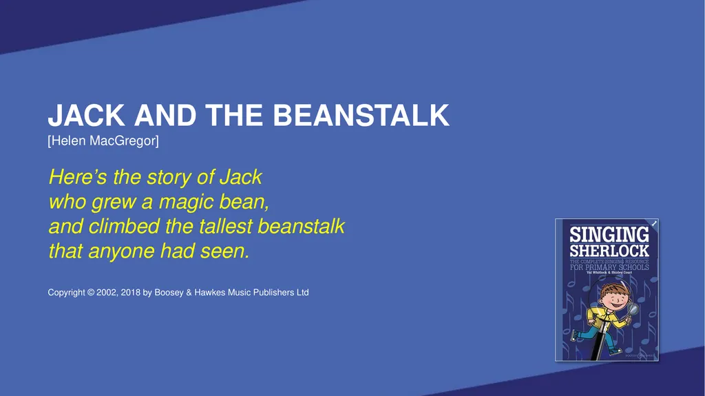 SINGING SHERLOCK 1 LYRICS SHERLOCK’S VOICEBOX [Val - slide 137 of 183