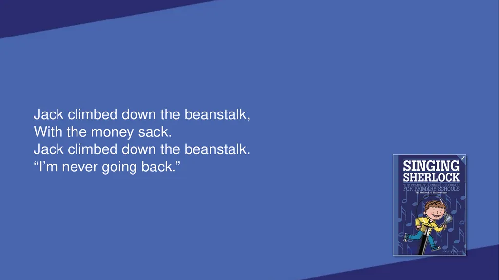 SINGING SHERLOCK 1 LYRICS SHERLOCK’S VOICEBOX [Val - slide 141 of 183