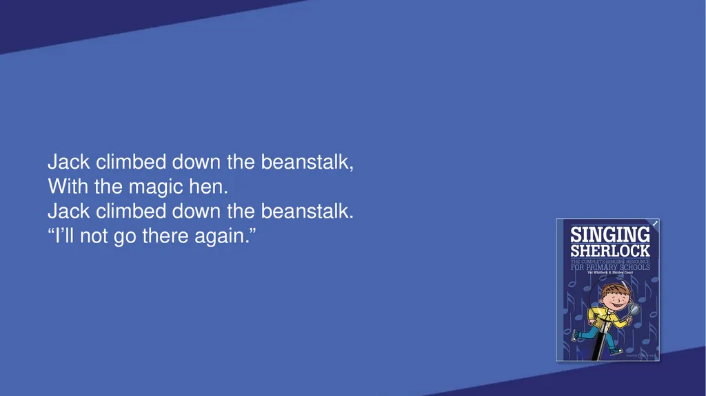 SINGING SHERLOCK 1 LYRICS SHERLOCK’S VOICEBOX [Val - slide 146 of 183
