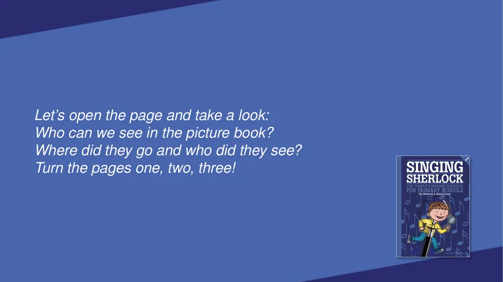 SINGING SHERLOCK 1 LYRICS SHERLOCK’S VOICEBOX [Val - slide 163 of 183