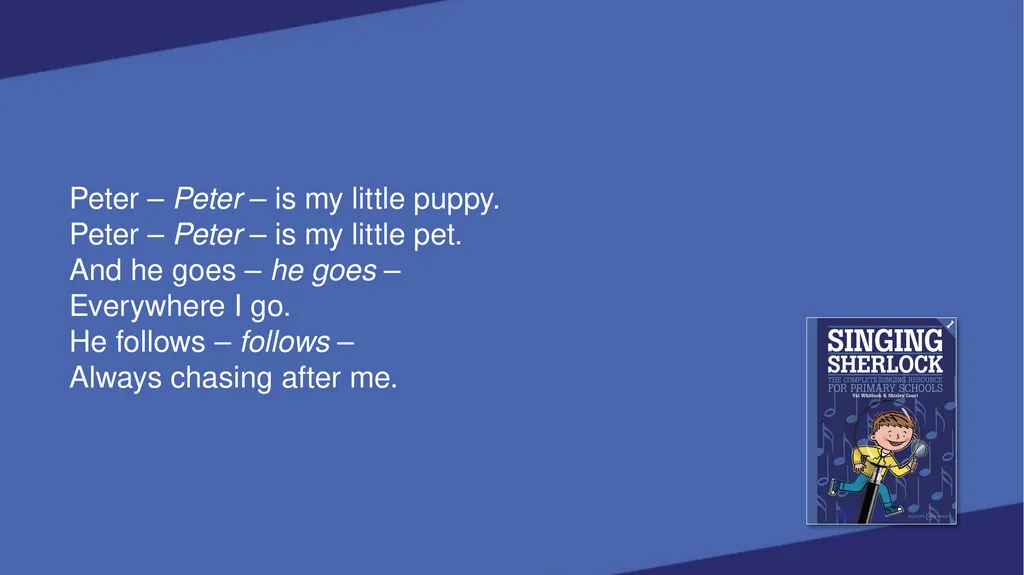 SINGING SHERLOCK 1 LYRICS SHERLOCK’S VOICEBOX [Val - slide 76 of 183