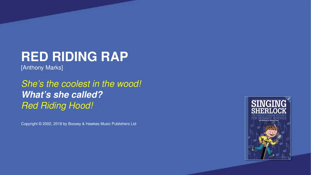 SINGING SHERLOCK 1 LYRICS SHERLOCK’S VOICEBOX [Val - slide 151 of 183