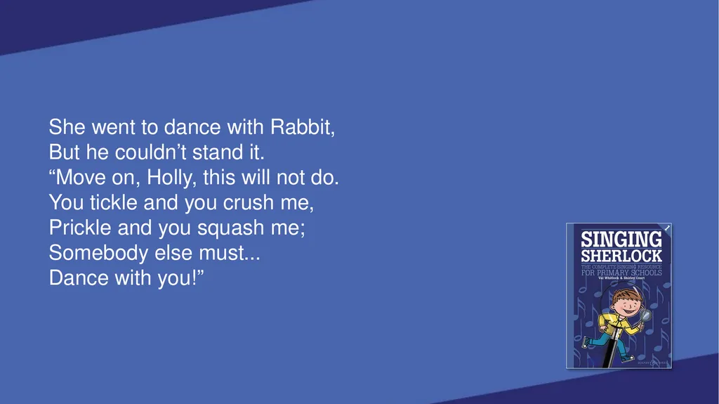 SINGING SHERLOCK 1 LYRICS SHERLOCK’S VOICEBOX [Val - slide 130 of 183