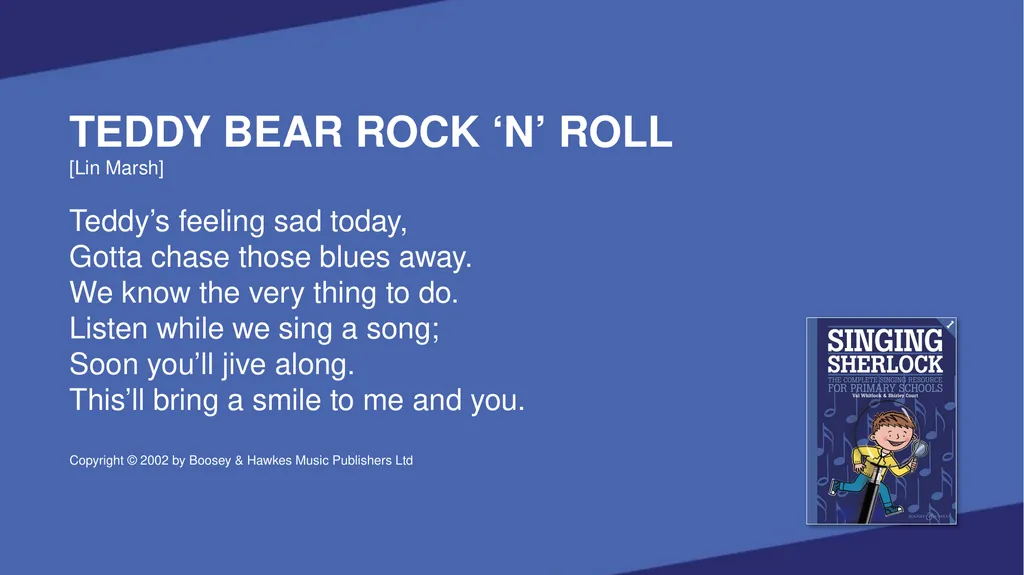SINGING SHERLOCK 1 LYRICS SHERLOCK’S VOICEBOX [Val - slide 95 of 183