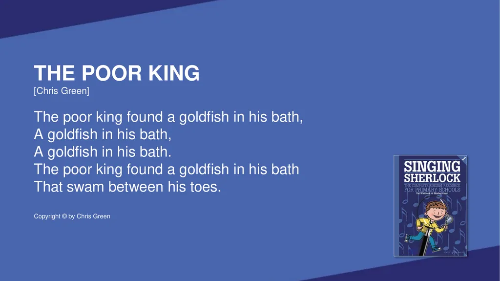 SINGING SHERLOCK 1 LYRICS SHERLOCK’S VOICEBOX [Val - slide 102 of 183