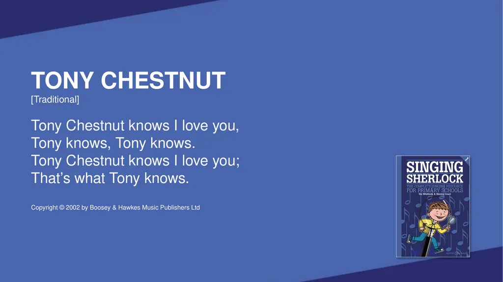 SINGING SHERLOCK 1 LYRICS SHERLOCK’S VOICEBOX [Val - slide 41 of 183