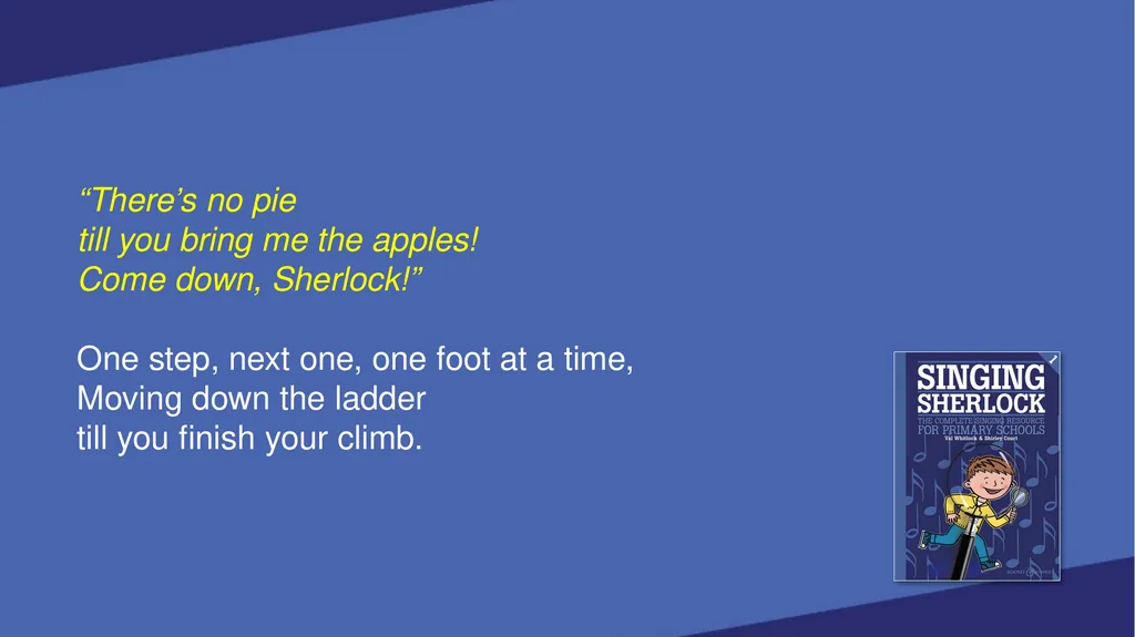 SINGING SHERLOCK 1 LYRICS SHERLOCK’S VOICEBOX [Val - slide 87 of 183
