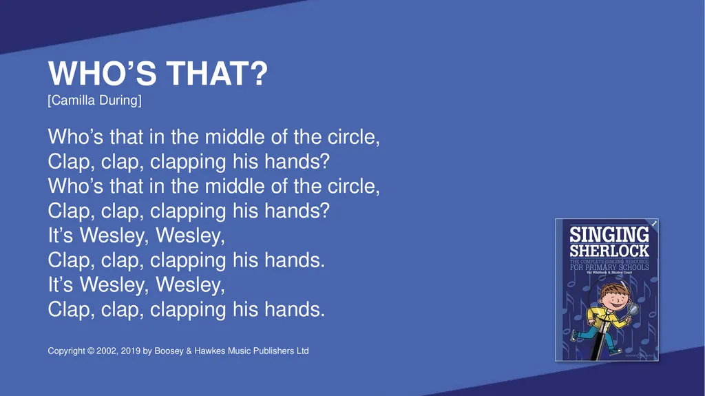 SINGING SHERLOCK 1 LYRICS SHERLOCK’S VOICEBOX [Val - slide 43 of 183