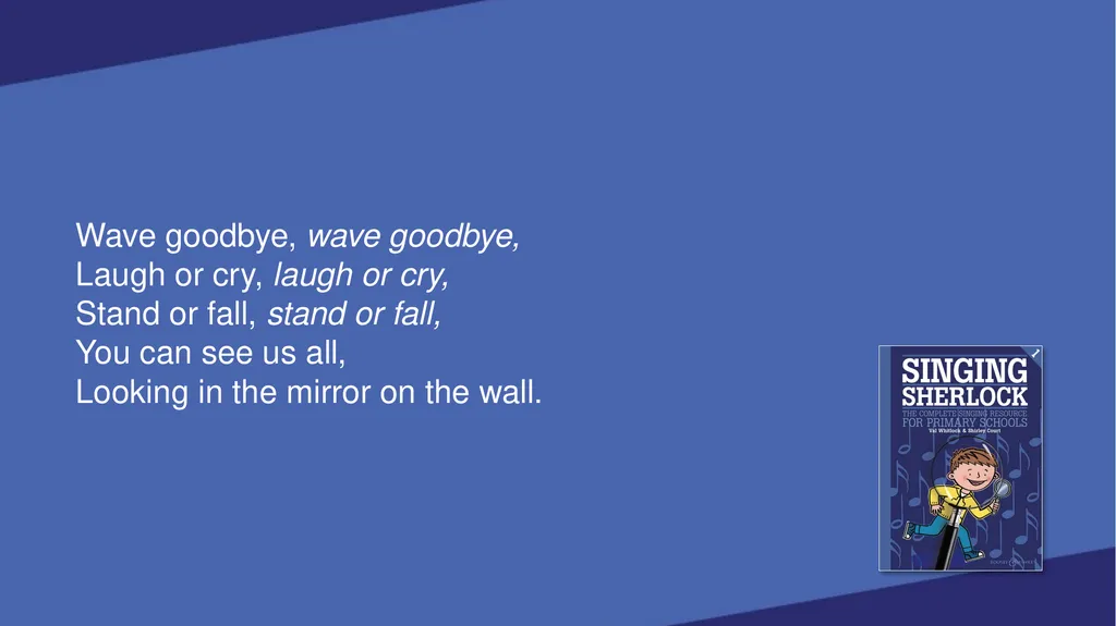 SINGING SHERLOCK 1 LYRICS SHERLOCK’S VOICEBOX [Val - slide 83 of 183