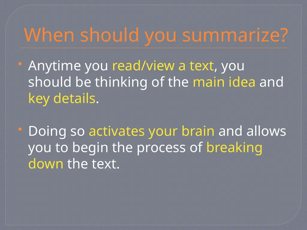 SWBST A Summarizing Strategy Somebody Wanted But - slide 4 of 15