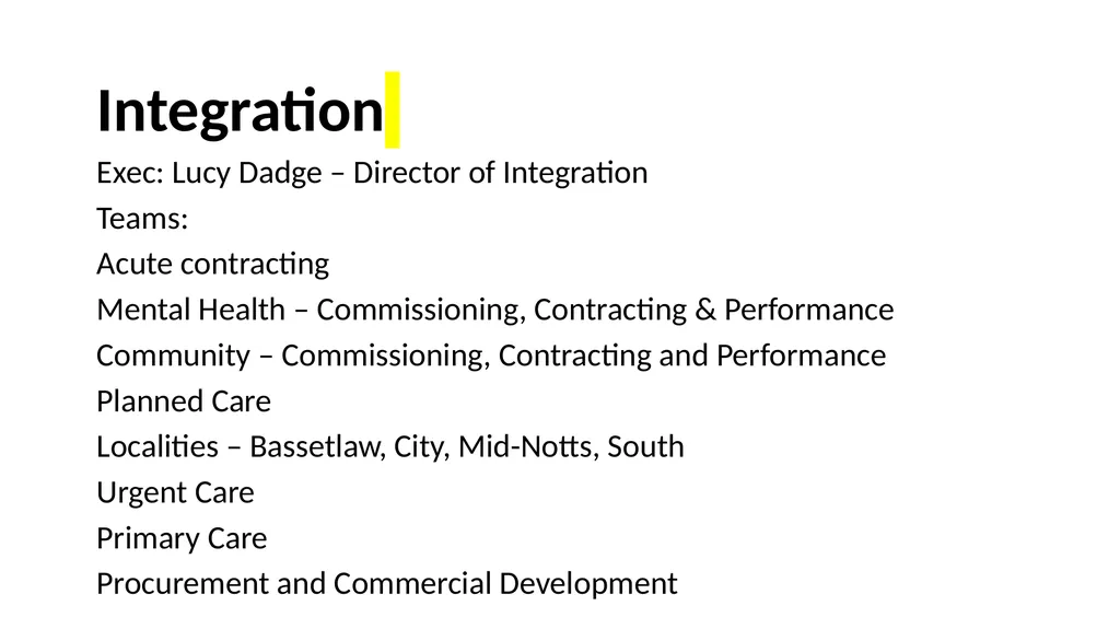 Nottingham and Nottinghamshire Structure Charts As - slide 4 of 63