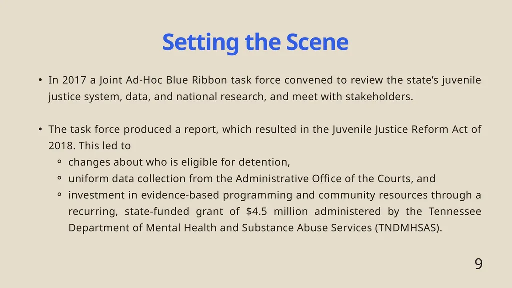 Juvenile Detention Challenges in Tennessee - slide 9 of 24