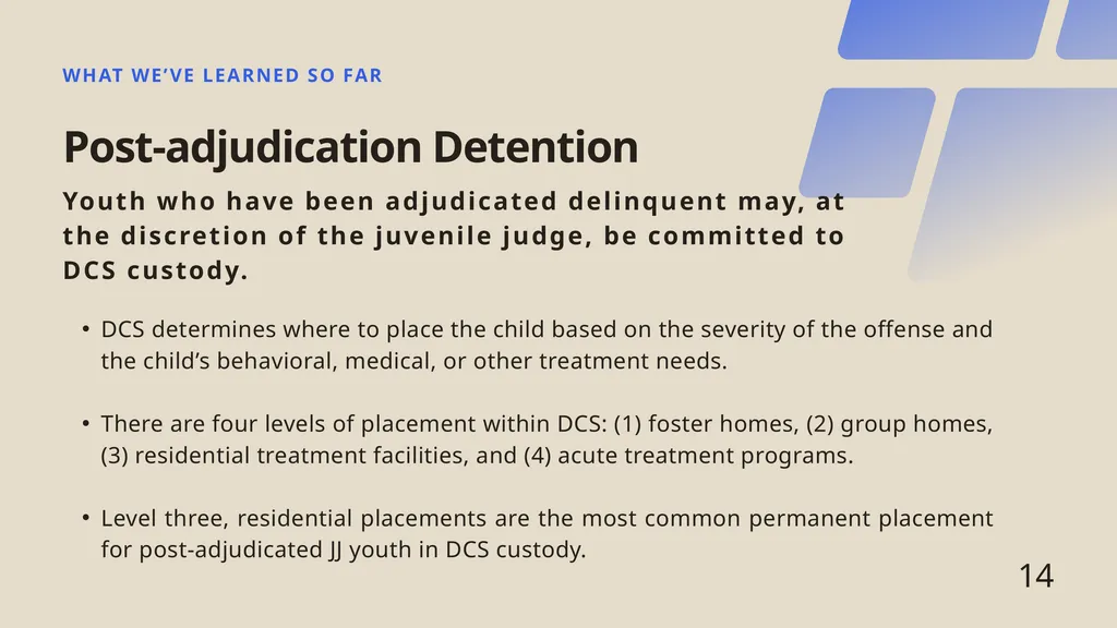 Juvenile Detention Challenges in Tennessee - slide 14 of 24