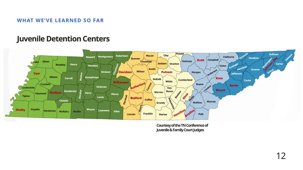 Juvenile Detention Challenges in Tennessee - slide 12 of 24