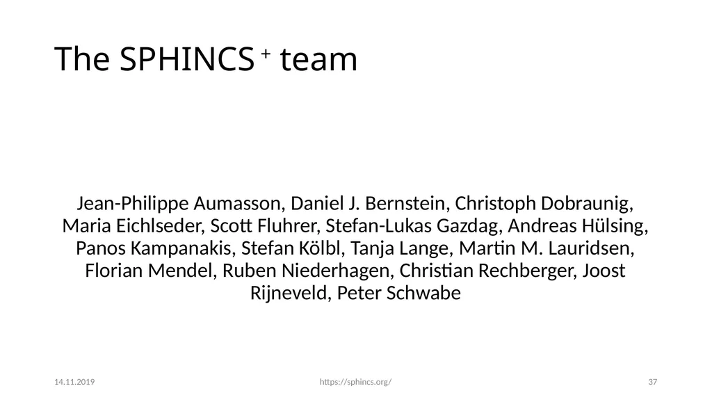 From hash-function security in a post-quantum - slide 36 of 48