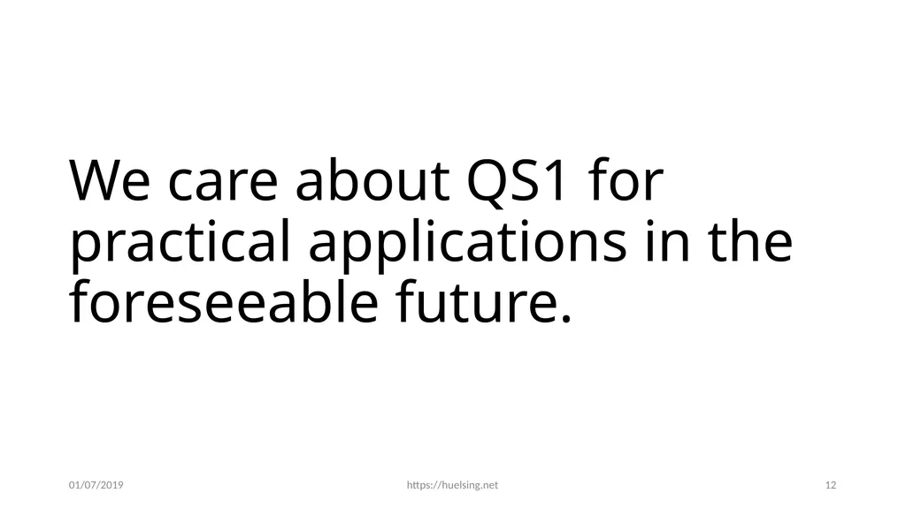 From hash-function security in a post-quantum - slide 12 of 48