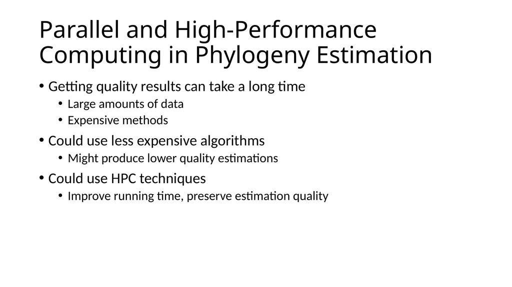 Parallel SuperFine—A tool for fast and accurate - slide 2 of 27