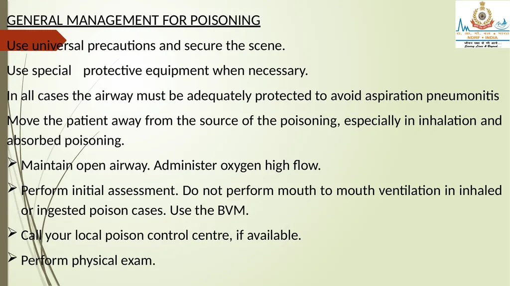 POISONING & SNAKE/ INSECT BITES LESSON -28 BY - slide 8 of 31