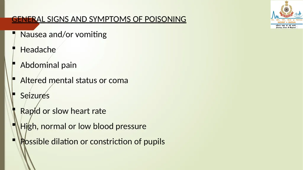 POISONING & SNAKE/ INSECT BITES LESSON -28 BY - slide 6 of 31