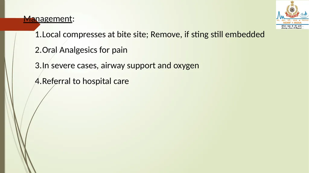 POISONING & SNAKE/ INSECT BITES LESSON -28 BY - slide 30 of 31