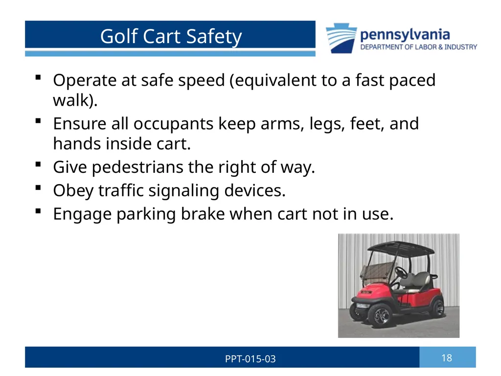 GROUNDSKEEPING SAFETY 1 PPT-015-03 Bureau of - slide 18 of 35