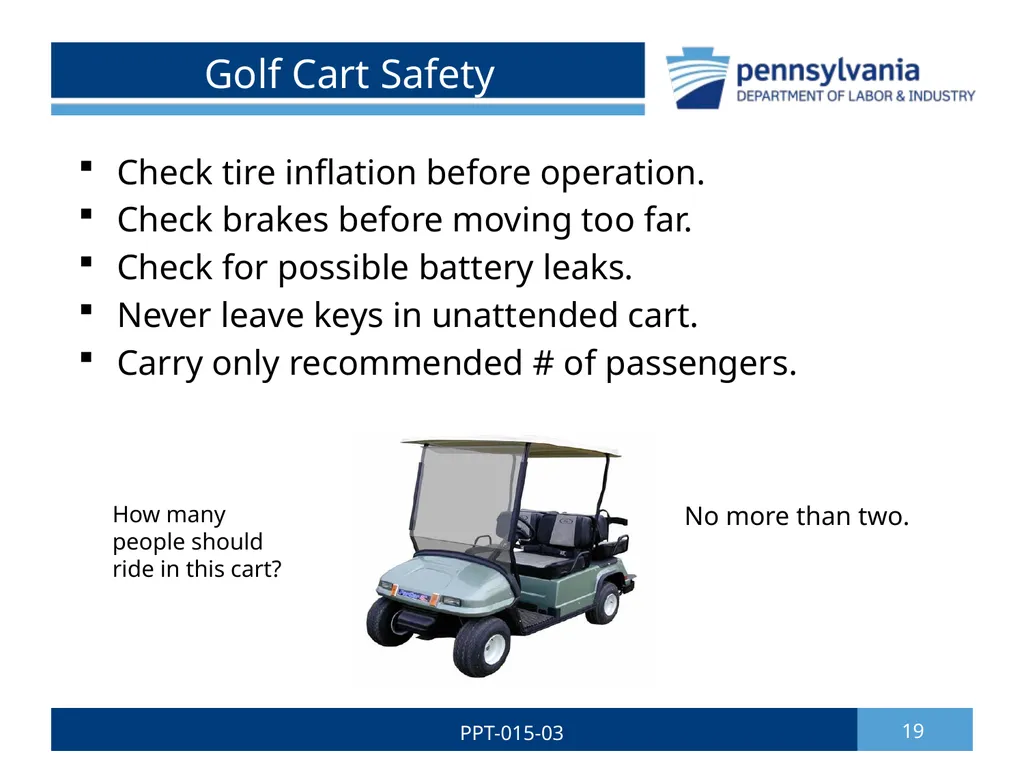 GROUNDSKEEPING SAFETY 1 PPT-015-03 Bureau of - slide 19 of 35
