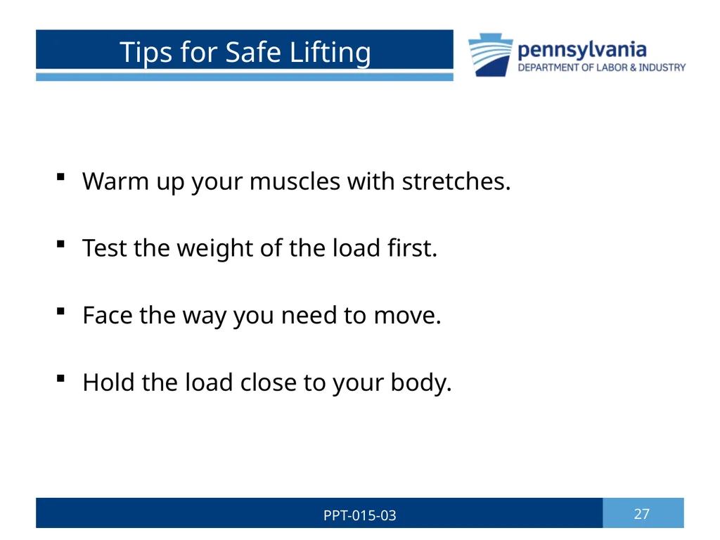 GROUNDSKEEPING SAFETY 1 PPT-015-03 Bureau of - slide 27 of 35