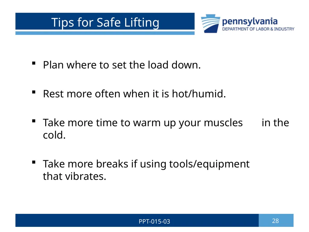 GROUNDSKEEPING SAFETY 1 PPT-015-03 Bureau of - slide 28 of 35