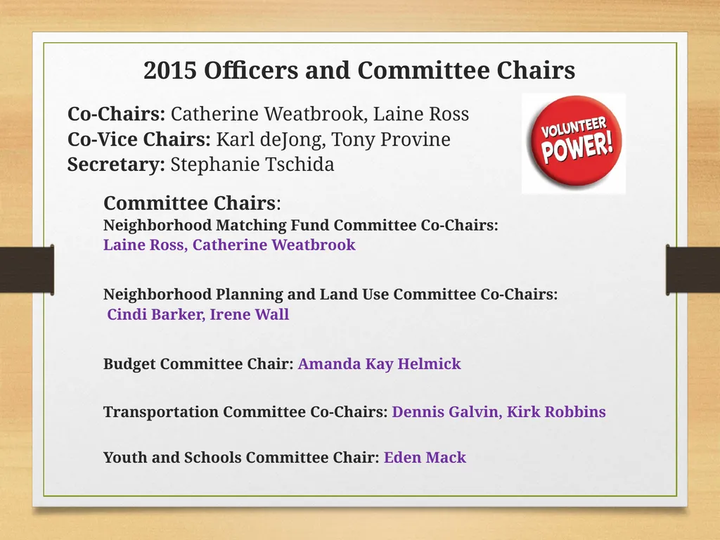 City Neighborhood Council and the Neighborhood - slide 6 of 12