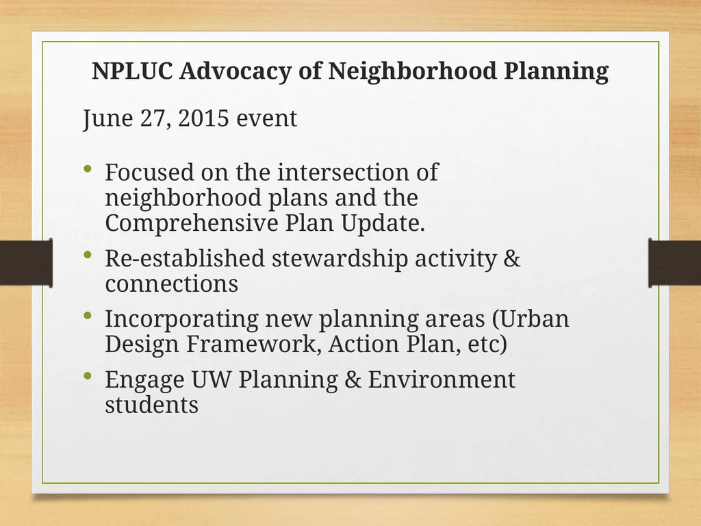 City Neighborhood Council and the Neighborhood - slide 10 of 12
