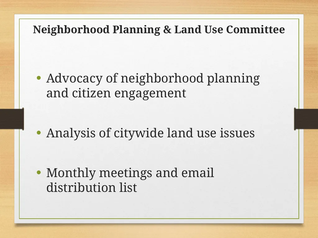 City Neighborhood Council and the Neighborhood - slide 7 of 12