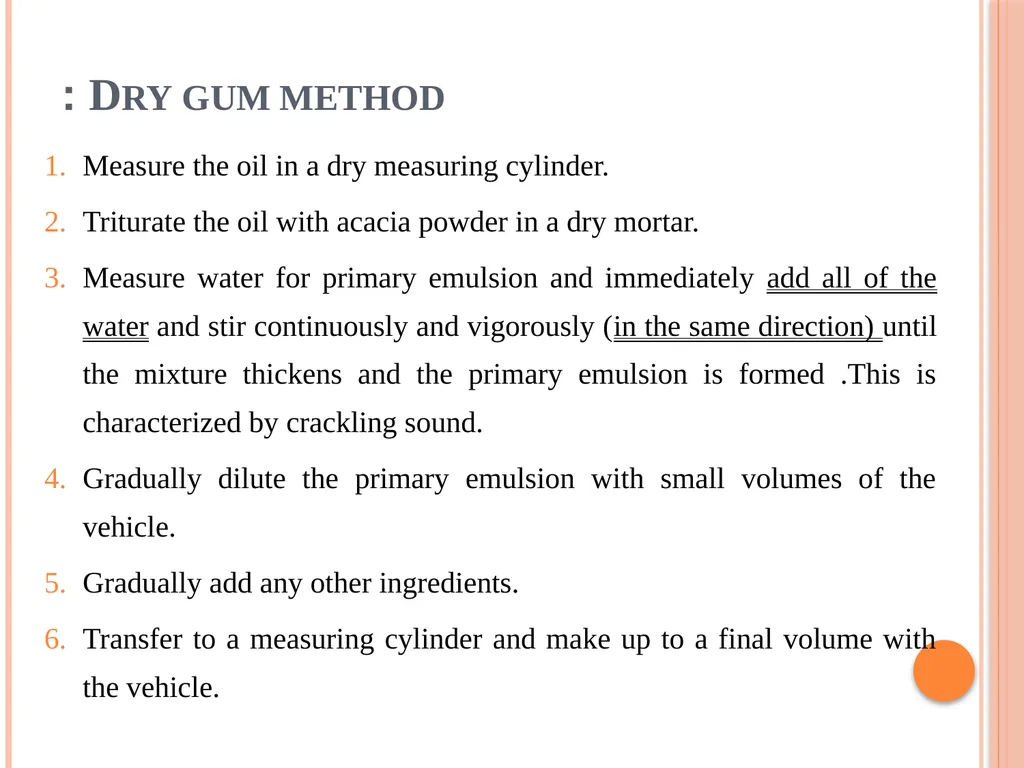 Emulsions EMULSIONS An emulsion is a dispersion in - slide 12 of 33