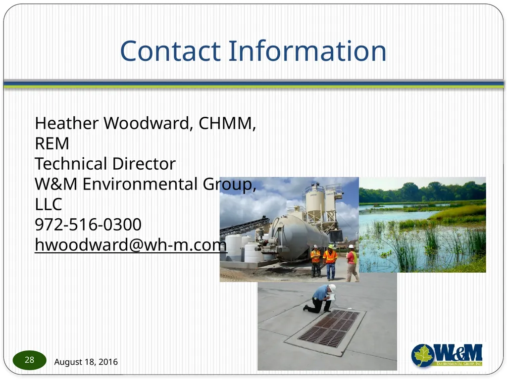 Solid and Hazardous Waste - New Hazardous - slide 28 of 28