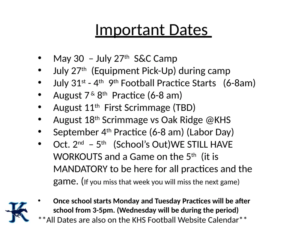 KHS Mustang Football # SFAW Agenda Introductions - slide 5 of 9